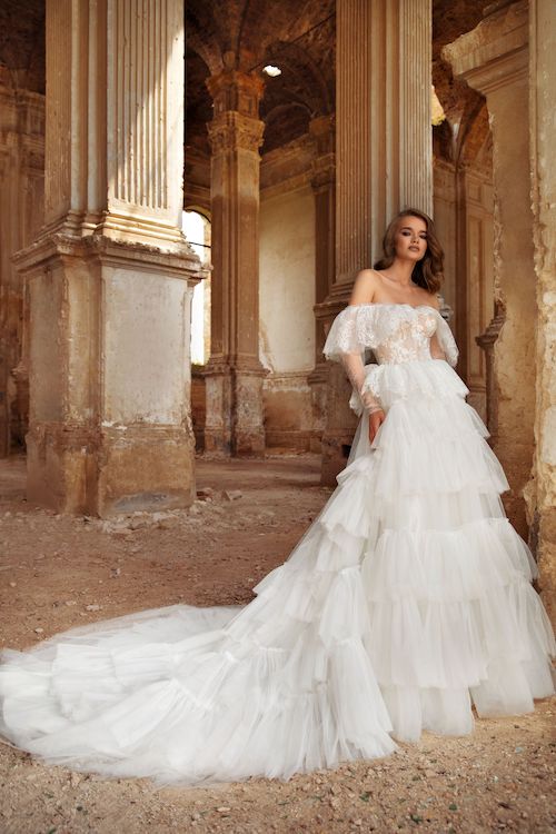 robe froufrou volants