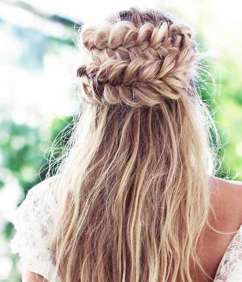 couronne tresses mariage