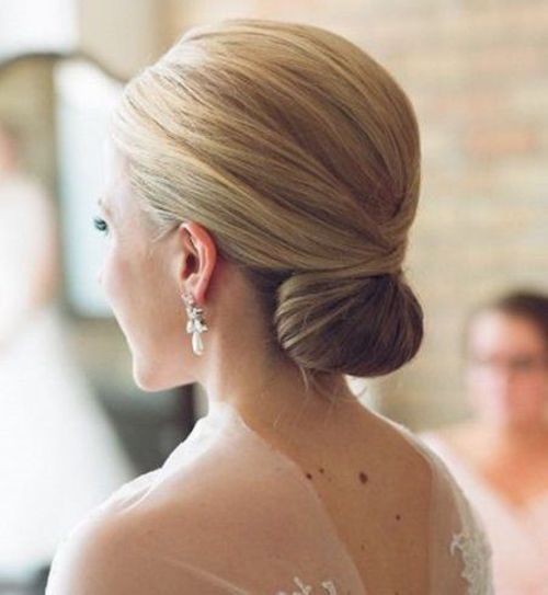 chignon classique mariage