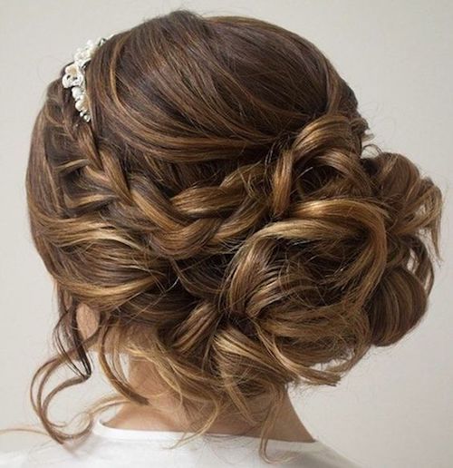 chignon romantique mariage