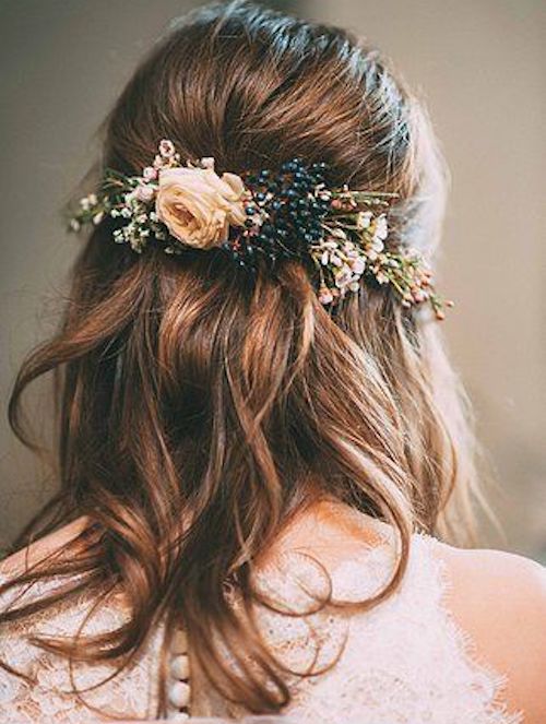 coiffure mariage cheveux mi-longs