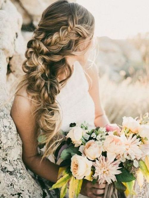 coiffure mariage cheveux longs