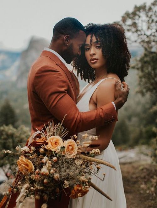 coiffure afro mariage