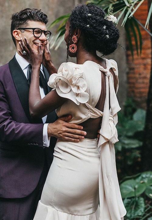 coiffure mariage cheveux crépus