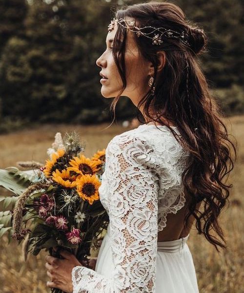 tendance coiffure mariage bohème chic