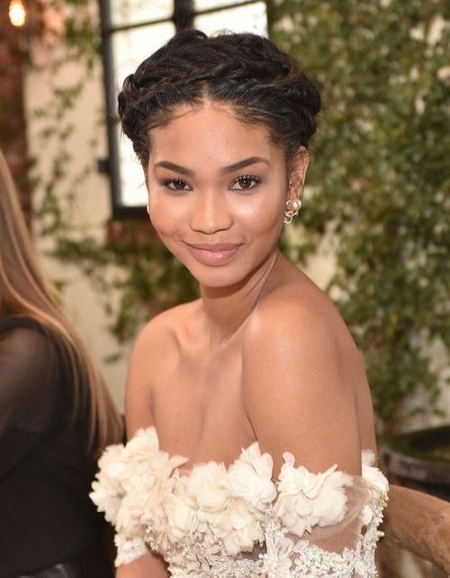 coiffure mariage cheveux crépus