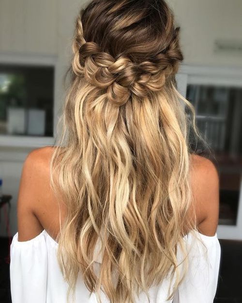 idées coiffure bohème pour mariage