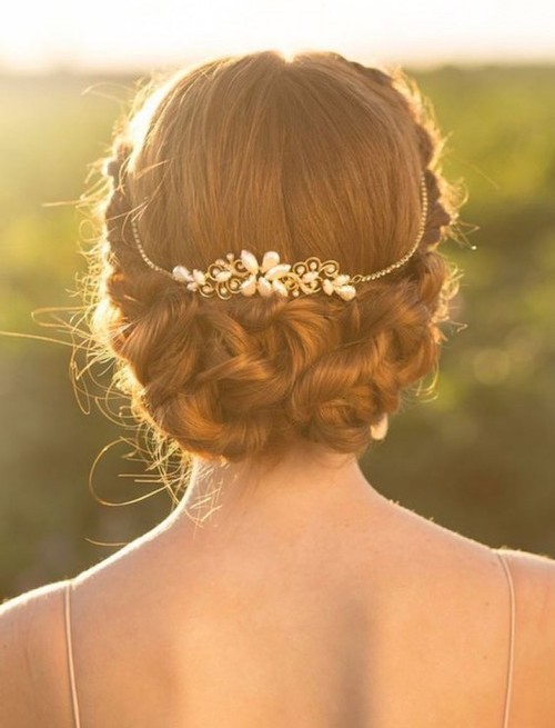 chignon invitée mariage 