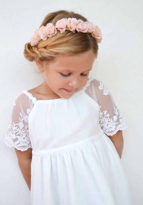 couronne fleurs enfant mariage 