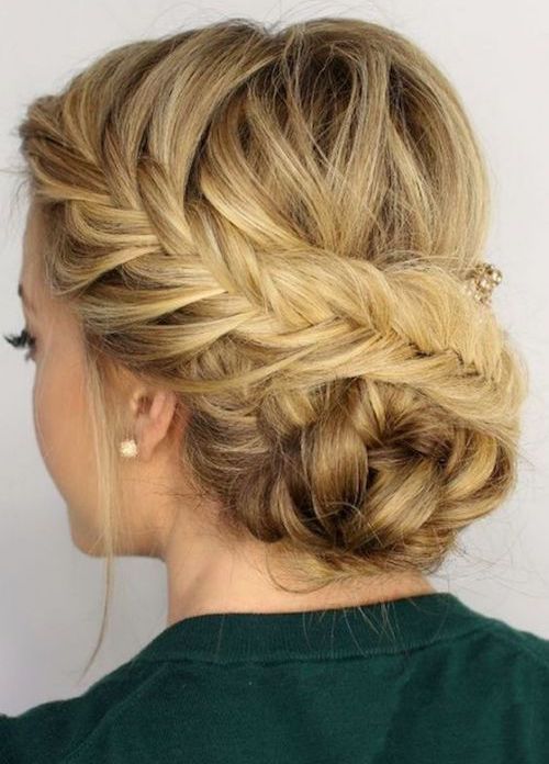 coiffure tressée invitée mariage