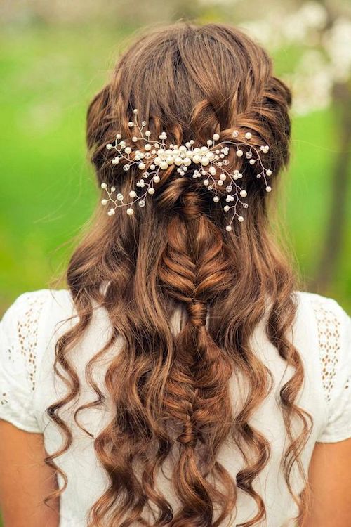 coiffure champêtre mariage