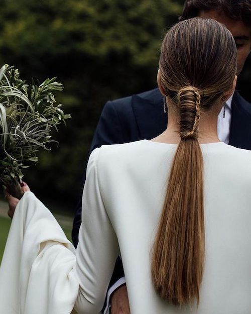 queue de cheval mariage