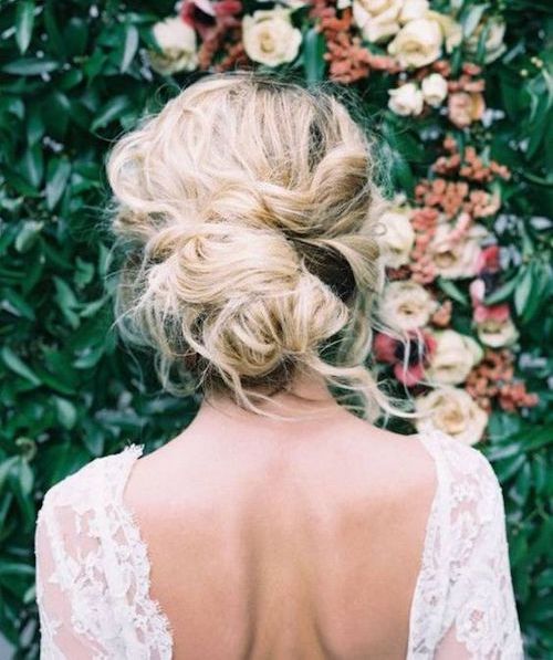 chignon bas mariage