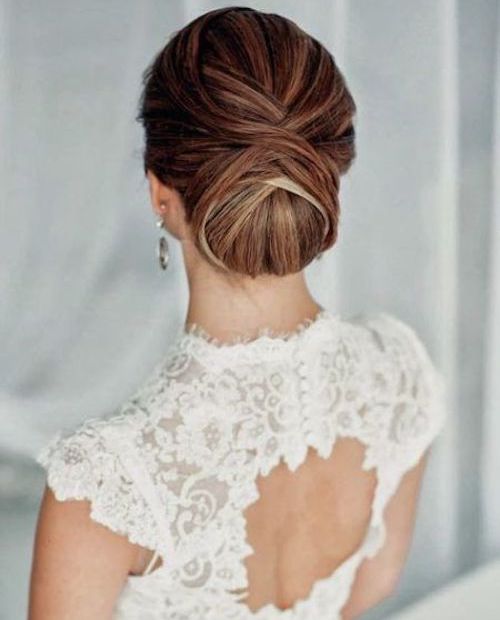 chignon bas mariage 