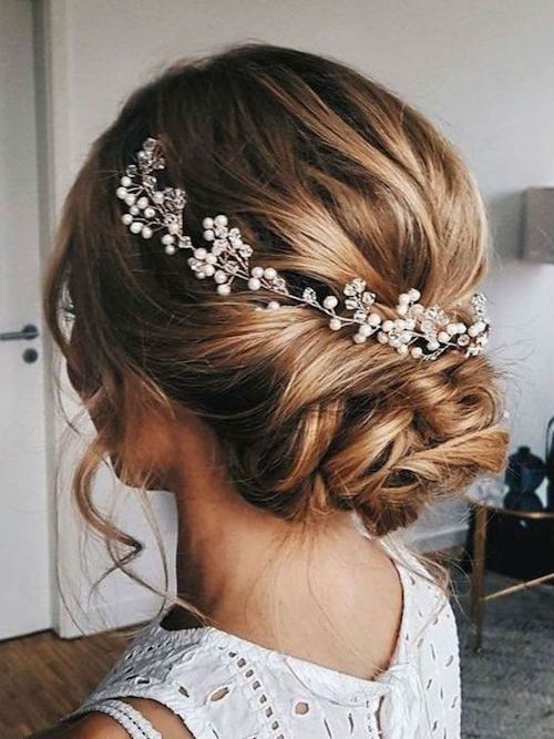 chignon bas mariage