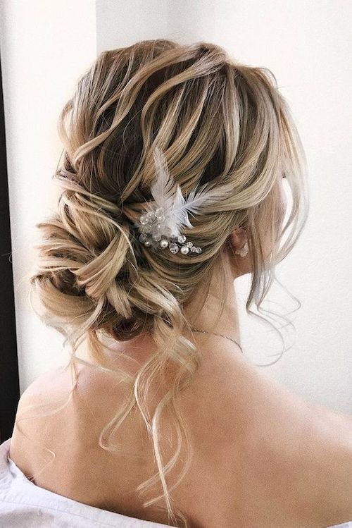 chignon bas mariage