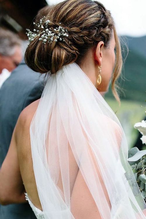 chignon bas mariage