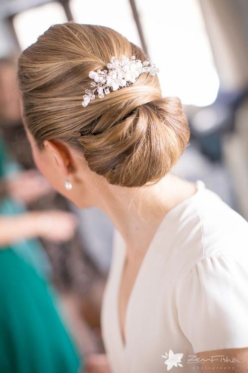 chignon bas mariage 