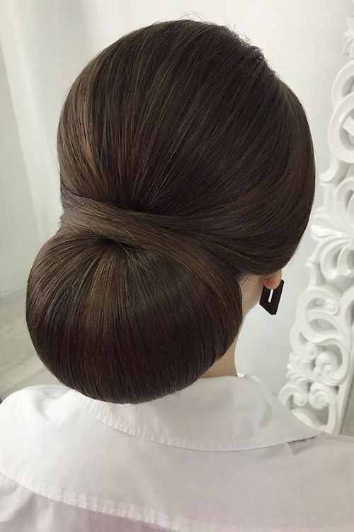 chignon bas mariage 