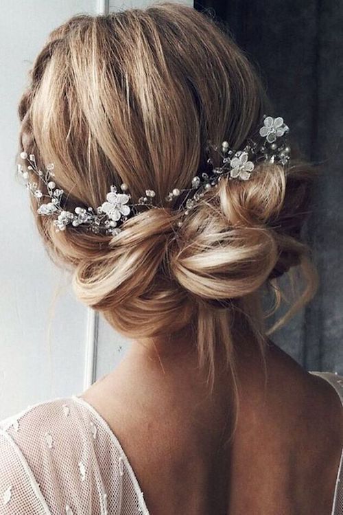 chignon bas mariage