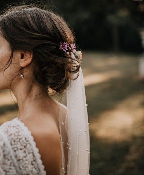 coiffure champêtre mariage