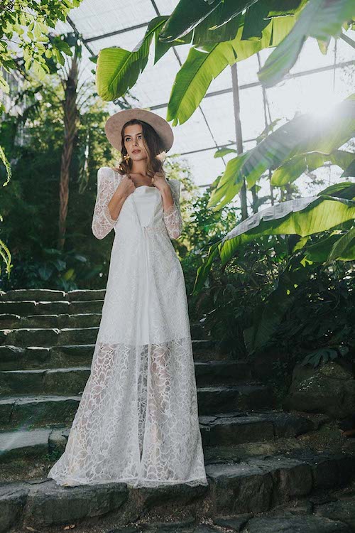 robe de mariée deux pièces
