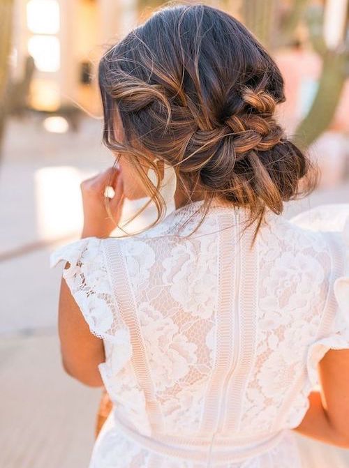 chignon flou mariage