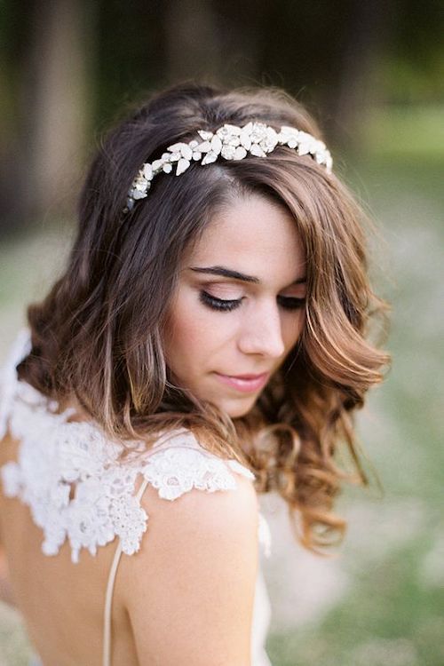 coiffure mariage cheveux lâchés 