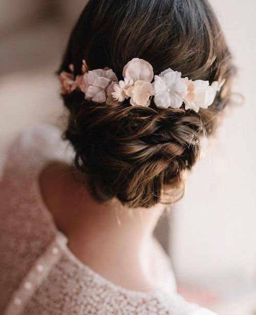 chignon tressé mariage