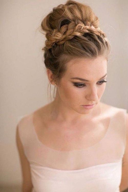 chignon tressé mariage