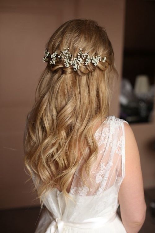 coiffure mariage cheveux lâchés 