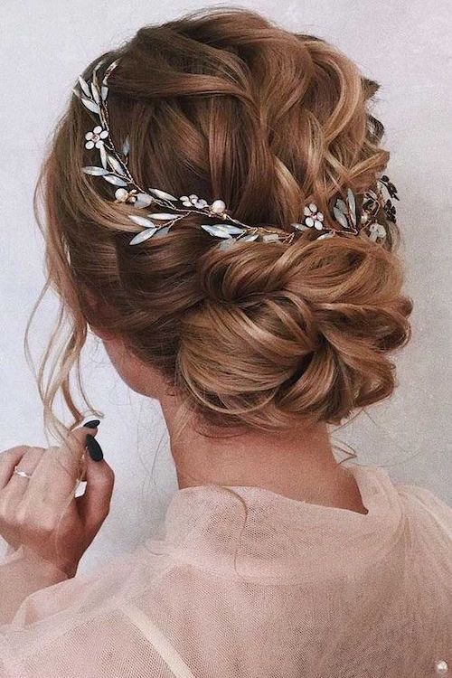 chignon flou mariage