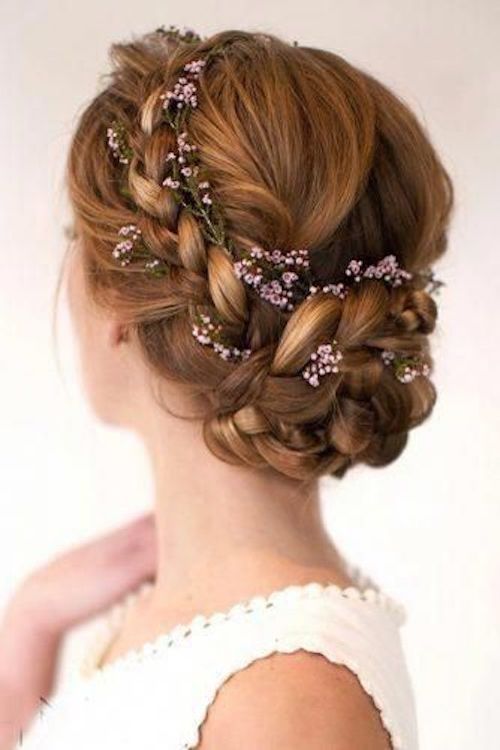 chignon tressé mariage