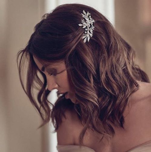 coiffure mariage cheveux lâchés 