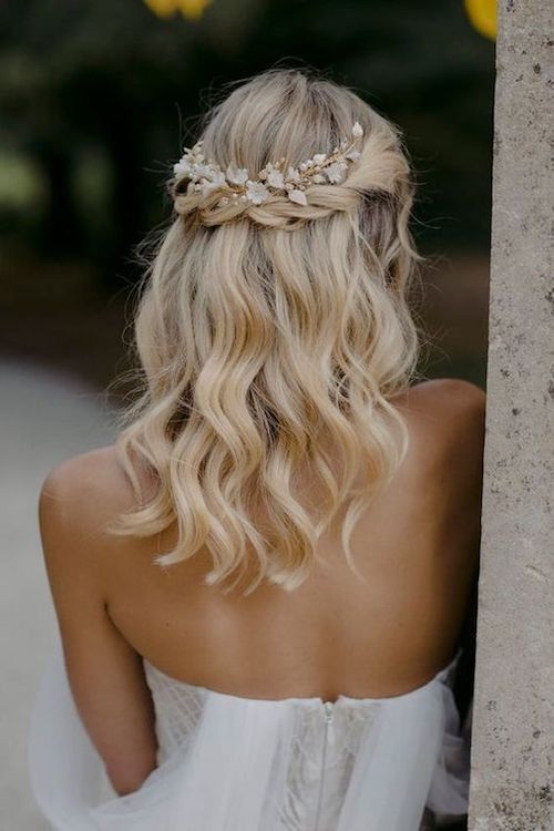 coiffure wavy mariage