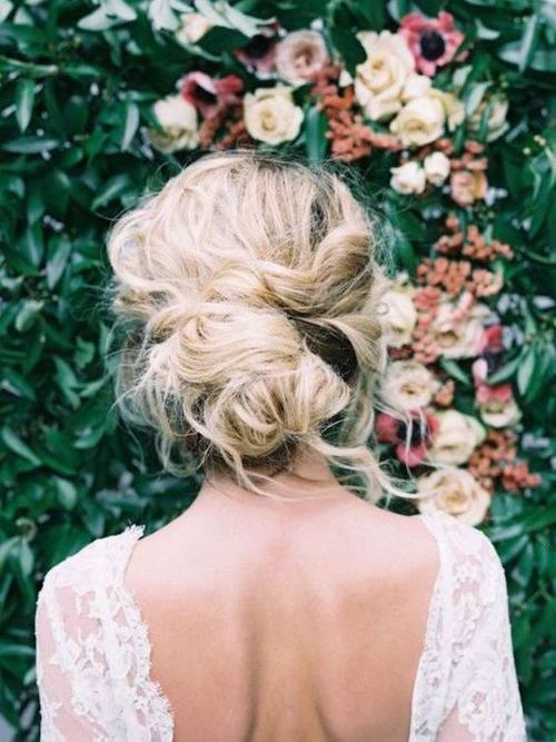 chignon flou mariage