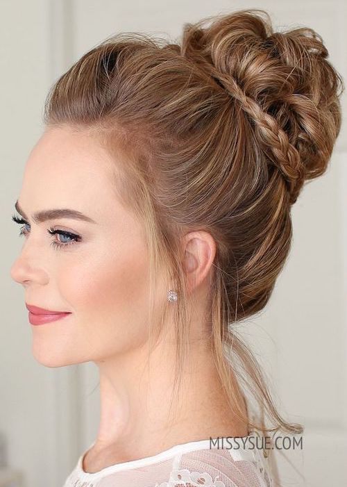 chignon tressé mariage