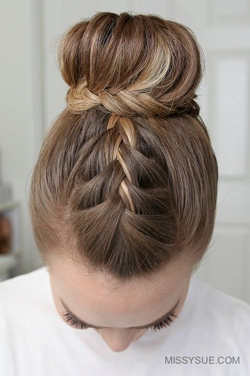 chignon tressé mariage