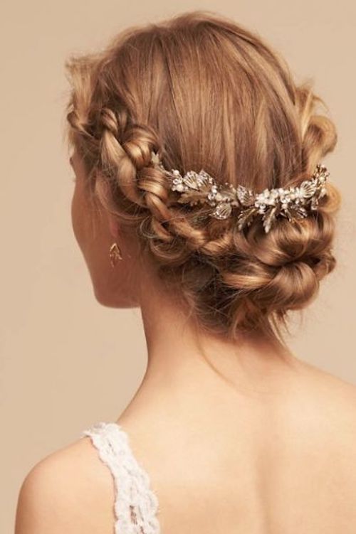 chignon tressé mariage