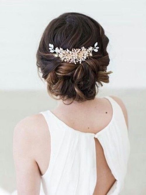 chignon flou mariage