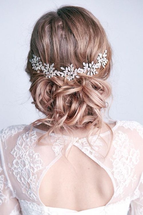 chignon flou mariage