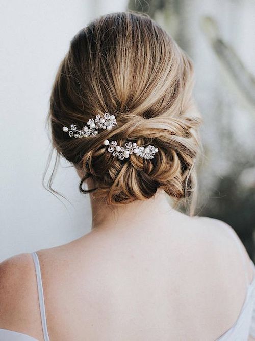 chignon flou mariage