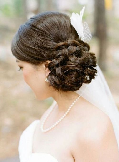 chignon tressé mariage