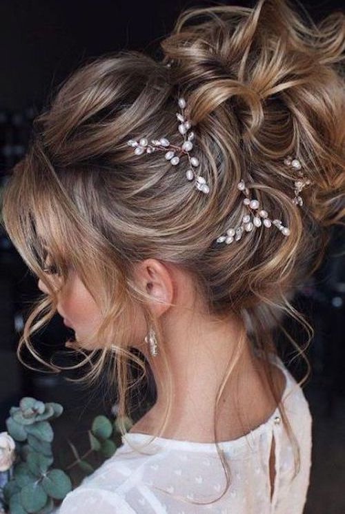 chignon flou mariage