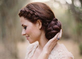 chignon tressé mariage