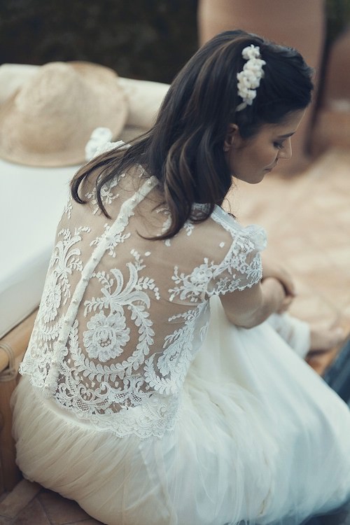 coiffure mariage cheveux lâchés 