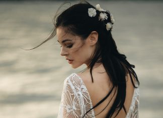 coiffure mariage cheveux lâchés