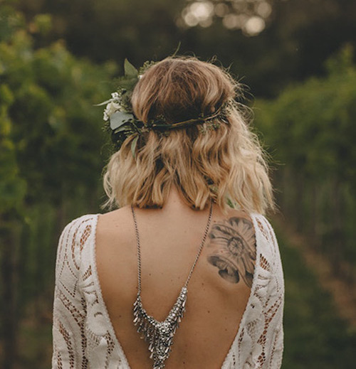 coiffure wavy mariage