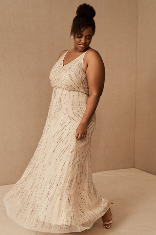 robe de soirée grande taille mariage