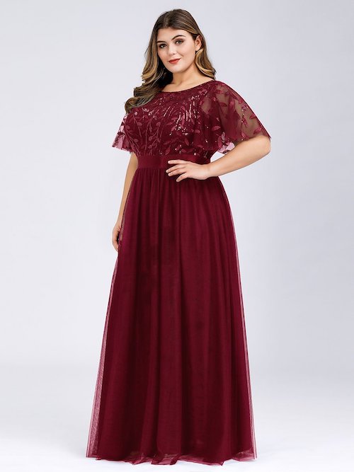 robe de soirée grande taille mariage